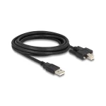 DeLock USB 2.0 Cable USB-A male - USB-B male Μαύρο 3m (87215) - Image 2