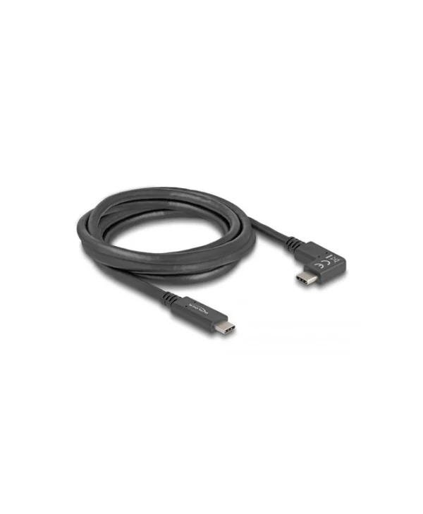 DeLock USB 3.1 Cable USB-C male - USB-C 60W Μαύρο 2m 80038