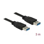 DeLock USB 3.0 Cable USB-A male - USB-A male 3m (85063) - Image 2
