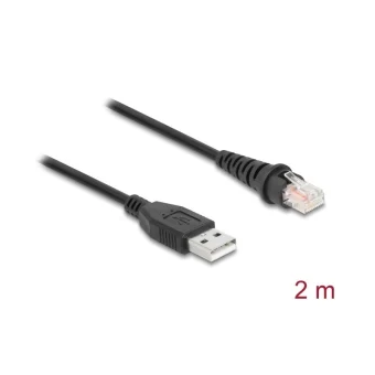 Delock Rj50 > Usb-a Barcode Scanner Cable 2m 90611