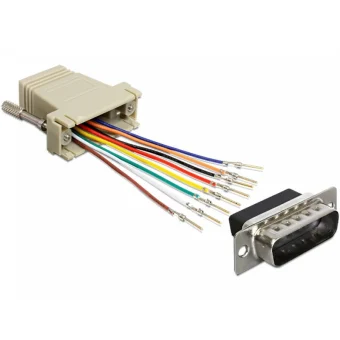 DeLock Μετατροπέας VGA male σε RJ-45 female 1τμχ 65432