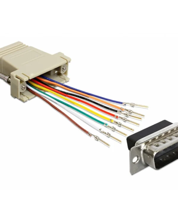 DeLock Μετατροπέας VGA male σε RJ-45 female 1τμχ 65432