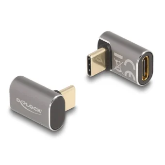 DeLock Μετατροπέας USB-C male σε USB-C female Γκρι 1τμχ 60054