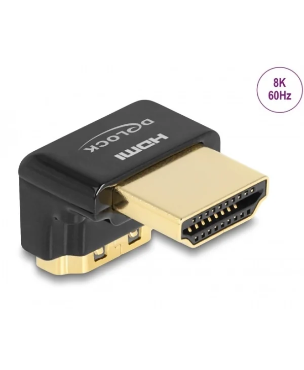 DeLock Μετατροπέας HDMI male σε HDMI male Χρυσό 1τμχ 60016