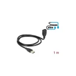 DeLock USB 2.0 Cable USB-A male - USB-A female 1m (83500) - Image 2