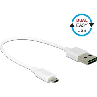 DeLock USB-A male - micro USB male (84805)