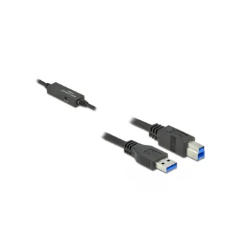 DeLock USB 2.0 Cable USB-A male - USB-B male Μαύρο 1.5m 85379