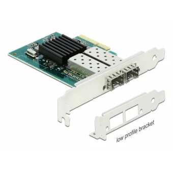 Delock Pci Express X4 Card 2 X Sfp Gigabit Lan I82576 90480