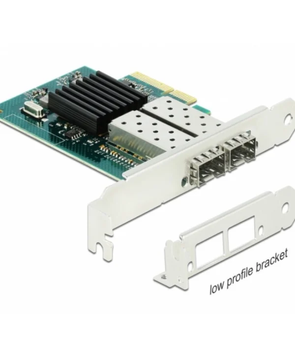 Delock Pci Express X4 Card 2 X Sfp Gigabit Lan I82576 90480