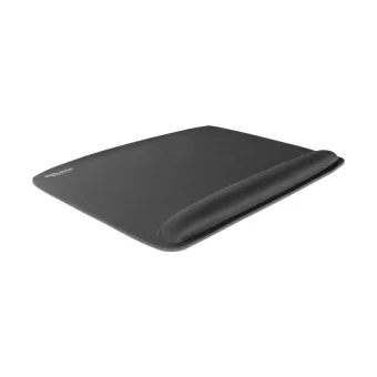 DeLock 12601 Mouse Pad Large (420mm) με Στήριξη Καρπού Μαύρο