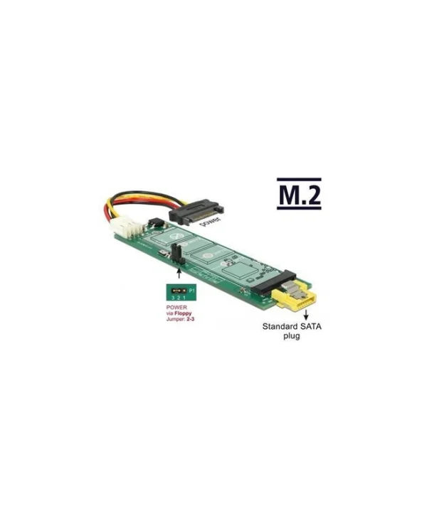 DeLock To M.2 Key B Slot Converter Μαύρο 63917