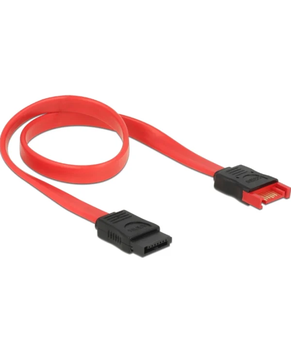DeLock 7-Pin SATA III - 7-Pin SATA III Cable 30cm Κόκκινο (83953)