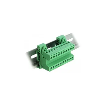 Delock Terminal Block Set Din Rail 10-pin Pitch 5.08mm Angled 66082