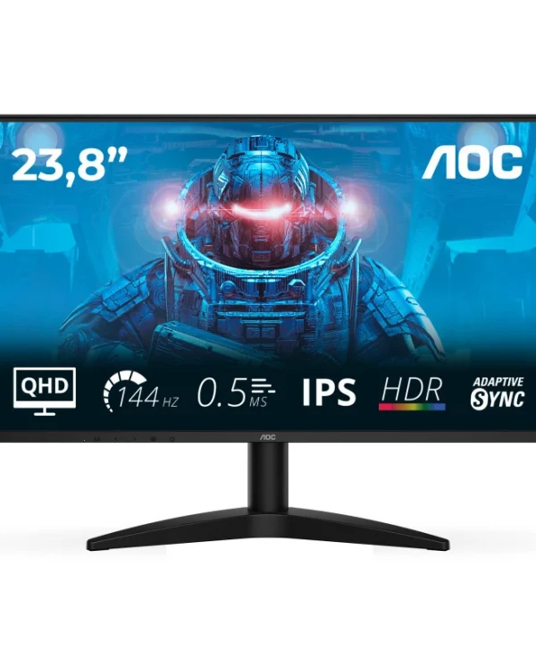 AOC Q24B36X IPS HDR Gaming Monitor 23.8" QHD 2560x1440 144Hz με Χρόνο Απόκρισης 4ms GTG