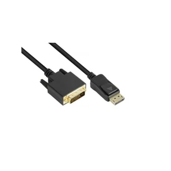 Good Connections Cable DVI-D male - DisplayPort male 5m Μαύρο (DP-DVI5)