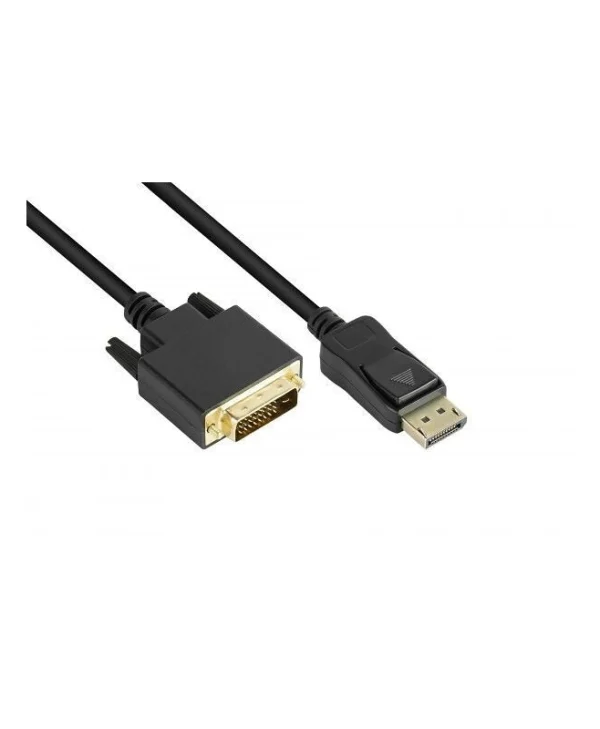 Good Connections Cable DVI-D male - DisplayPort male 5m Μαύρο (DP-DVI5)
