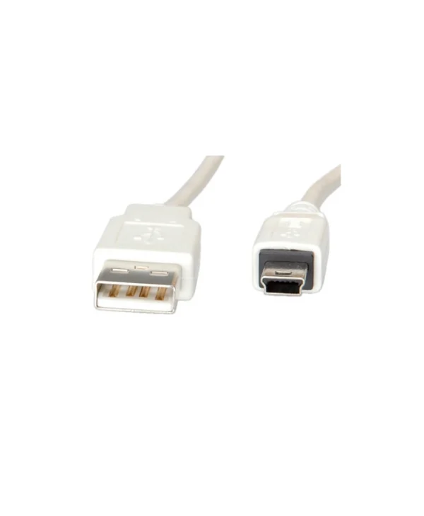 Roline USB 2.0 Cable USB-A male - mini USB-B 1.8m (11.99.8718)