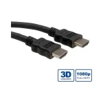Roline HDMI 1.4 Cable HDMI male - HDMI male 1m Μαύρο 11.99.5541 - Image 3
