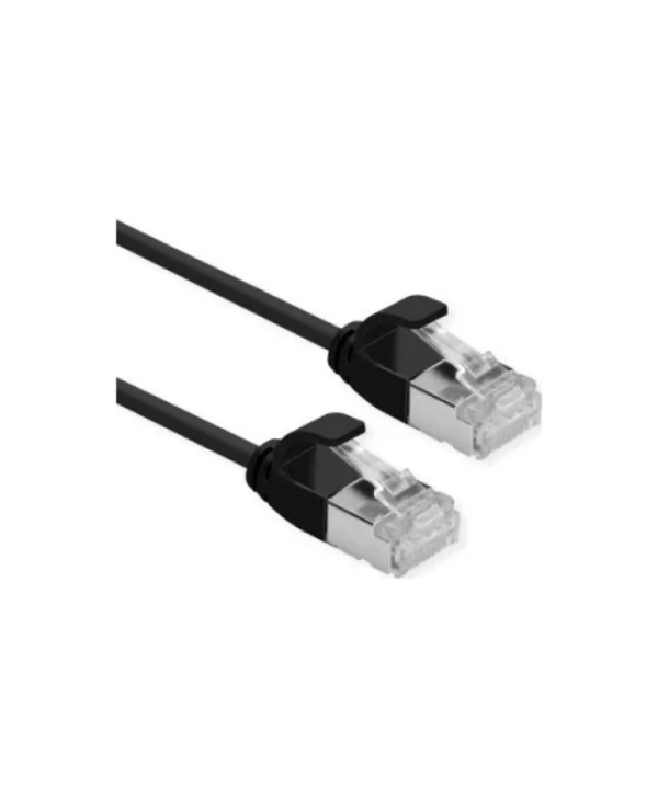 Triton F/UTP Cat.6a Καλώδιο Δικτύου Ethernet 0.5m Μαύρο 1τμχ 21.15.3352