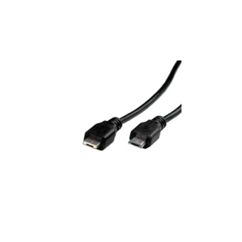 Roline USB 2.0 Cable micro USB-A male - USB-B male 1.8m (11.02.8753)