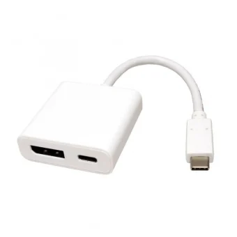 Προσαρμογέας Av Roline Roline Display Adapter Usb Τύπου C Displayport V1.2 + Pd 12.03.3221