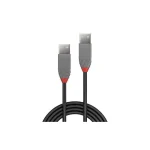 Lindy USB 2.0 Cable USB-A male - USB-A male Μαύρο 3m (36694) - Image 3