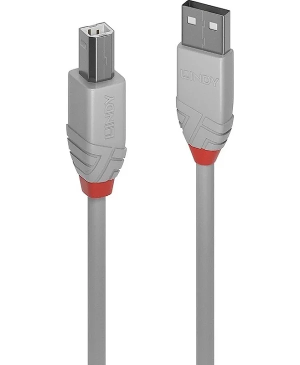 Lindy USB 2.0 Cable USB-A male - USB-B male 2m (36683)