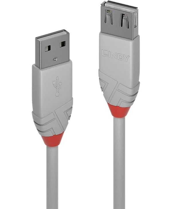 Lindy USB 2.0 Cable USB-A male - USB-A female 0.5m (36711)