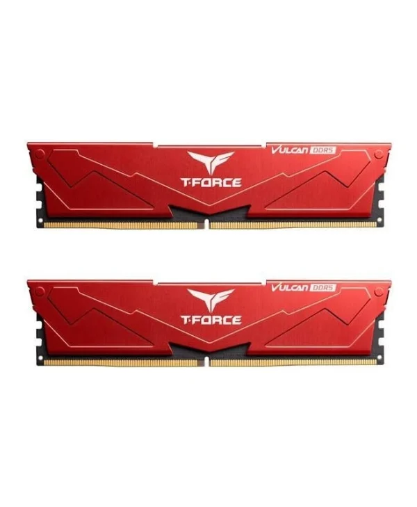 TeamGroup Vulcan XMP DDR5 32GB RAM με 2x16GB Modules και Ταχύτητα 6400 για Desktop FLRD532G6400HC40BDC01