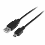 StarTech USB 2.0 Cable USB-A male - mini USB-B male 1m (USB2HABM1M) - Image 2