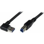 StarTech USB 3.0 Cable USB-A male - USB-B male Μαύρο 1m (USB3SAB1MRA)