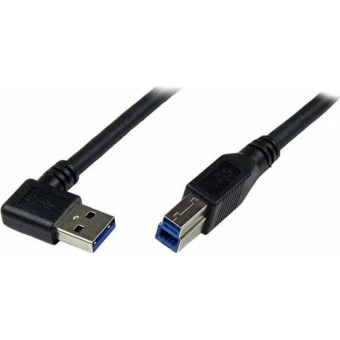 StarTech USB 3.0 Cable USB-A male - USB-B male Μαύρο 1m (USB3SAB1MRA)