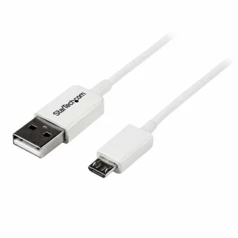 StarTech Regular USB 2.0 to micro USB Cable Λευκό 1.2m (USBPAUB50CMW)