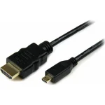 StarTech HDMI 1.3 Cable HDMI male - micro HDMI male 0.5m Μαύρο HDADMM50CM - Image 2