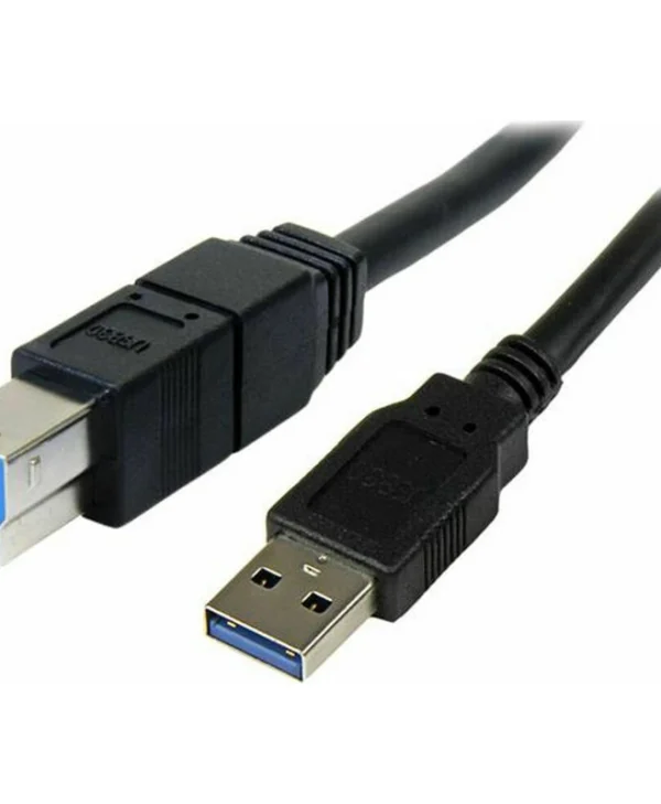 StarTech USB 3.0 Cable USB-A male - USB-B male Μαύρο 3m (USB3SAB3MBK)