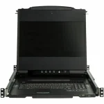 StarTech Dual Rail Rackmount KVM Console HD 1080p - Single Port DVI/VGA RKCOND17HD - Image 3