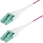 StarTech Καλώδιο Οπτικής Ίνας LC-LC 7m Μωβ 1τμχ OM4RLCLC7M