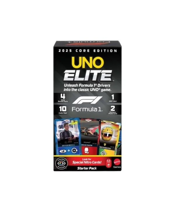 Επιτραπέζιο Παιχνίδι Uno Elite για 2-5 Παίκτες 7+ Ετών (EN) Mattel JLV42