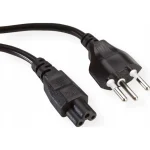 Καλώδιο Τροφοδοσίας Value Power Cable Type J Ch To C5 Μαύρο 1.0 M 19.99.2097