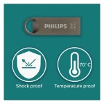 Philips Moon 32GB USB 3.1 Stick Ασημί FM32FD165B/00 - Image 5