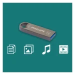 Philips Moon 32GB USB 3.1 Stick Ασημί FM32FD165B/00 - Image 7