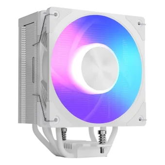 Modecom Volcano 0C T202 LCD Ψύκτρα Επεξεργαστή για Socket AM4/AM5/1200/1700 με ARGB Φωτισμό Λευκή MC-C-T202-AFL-W