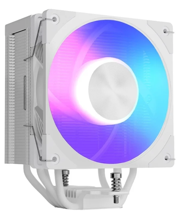 Modecom Volcano 0C T202 LCD Ψύκτρα Επεξεργαστή για Socket AM4/AM5/1200/1700 με ARGB Φωτισμό Λευκή MC-C-T202-AFL-W
