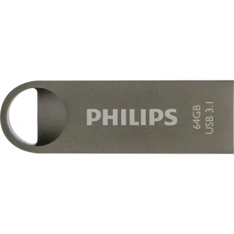Philips Moon 64GB USB 3.1 Stick Ασημί FM64FD165B/00