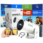 Zenwire 360 R1 Projector LCD HD Λάμπας LED με Wi-Fi