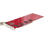StarTech Αντάπτορας Μαύρο (65030895606) QUAD-M2-PCIE-CARD-B
