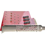 StarTech Αντάπτορας Μαύρο (65030895606) QUAD-M2-PCIE-CARD-B - Image 2