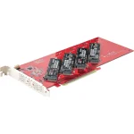 StarTech Αντάπτορας Μαύρο (65030895606) QUAD-M2-PCIE-CARD-B - Image 7