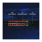 Qoltec 52292 L2 PoE Switch με 16 Θύρες Gigabit (1Gbps) Ethernet - Image 6