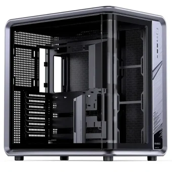 Jonsplus BO400CG Gaming Midi Tower Κουτί Υπολογιστή με Πλαϊνό Παράθυρο Γκρι GEJB-182